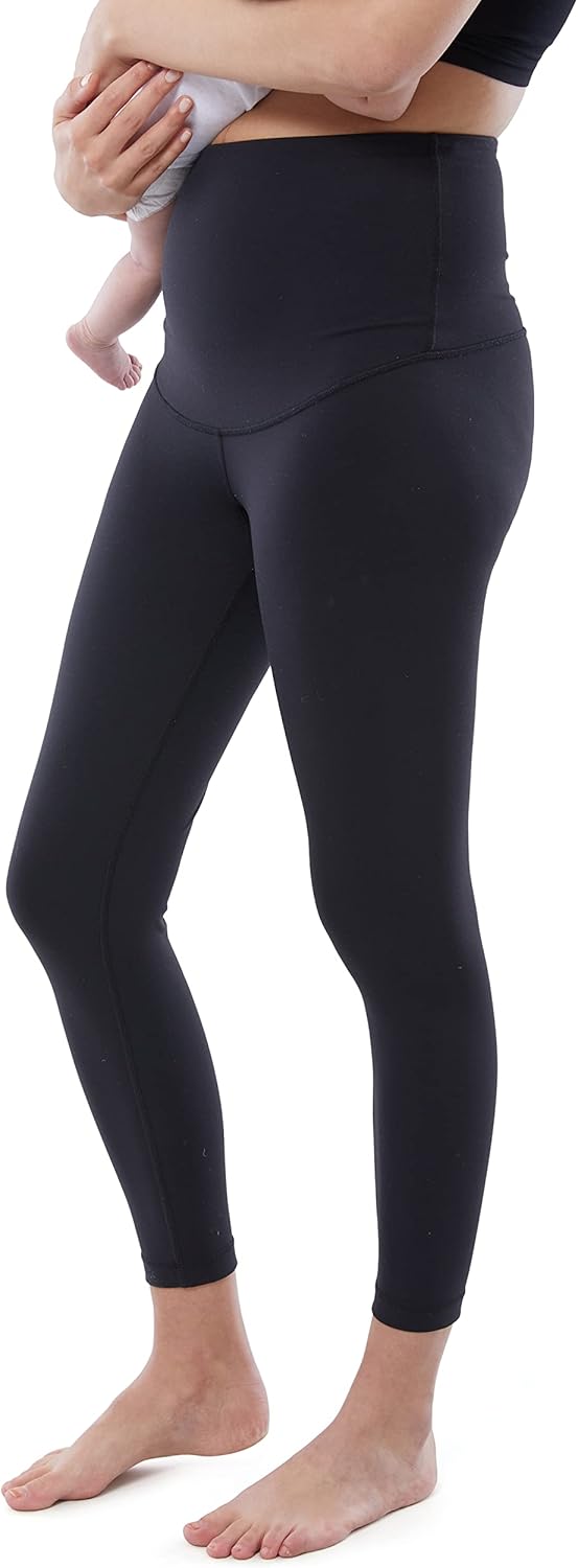 Postpartum Compression Leggings for Tummy Control & Support