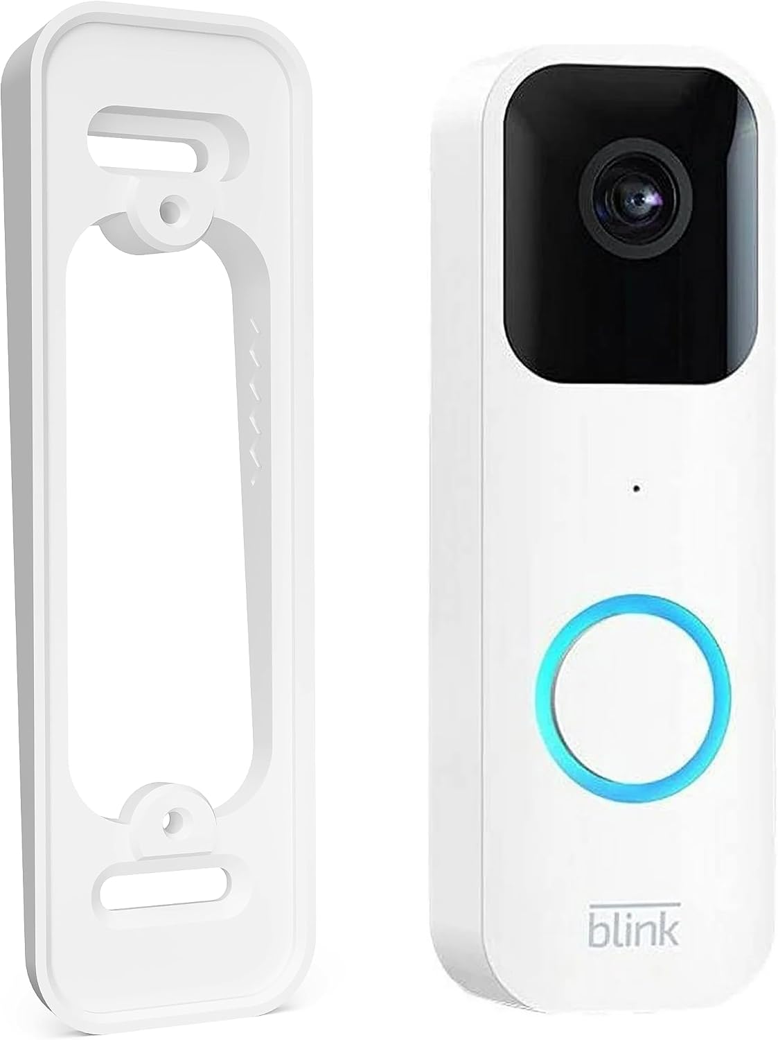Blink Video Doorbell Wedge Mount - White: Enhanced Security