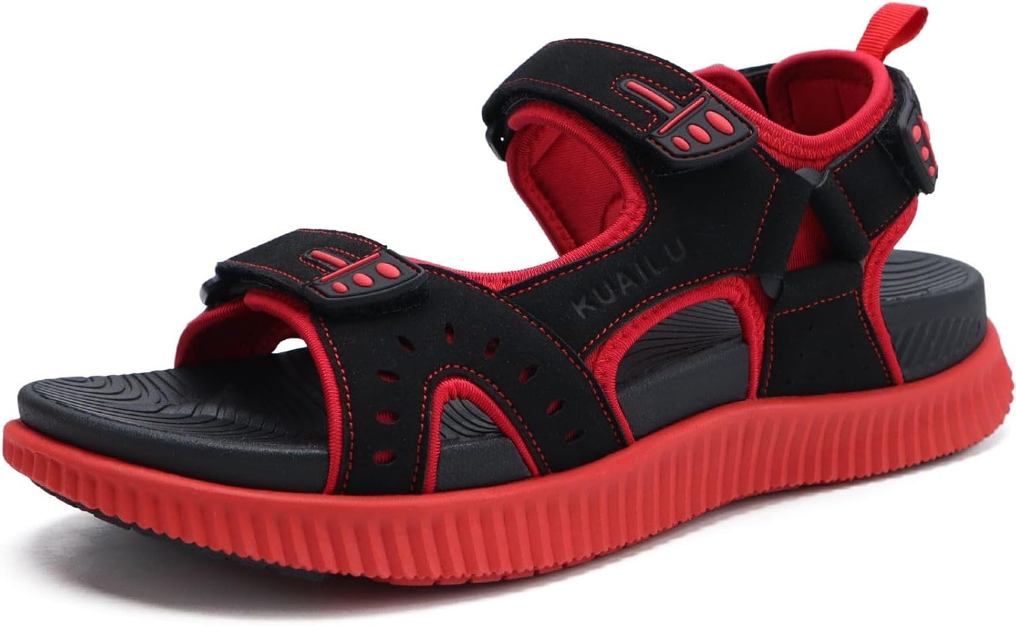KuaiLu Mens Hiking Sandals With Arch Support For Summer Fun