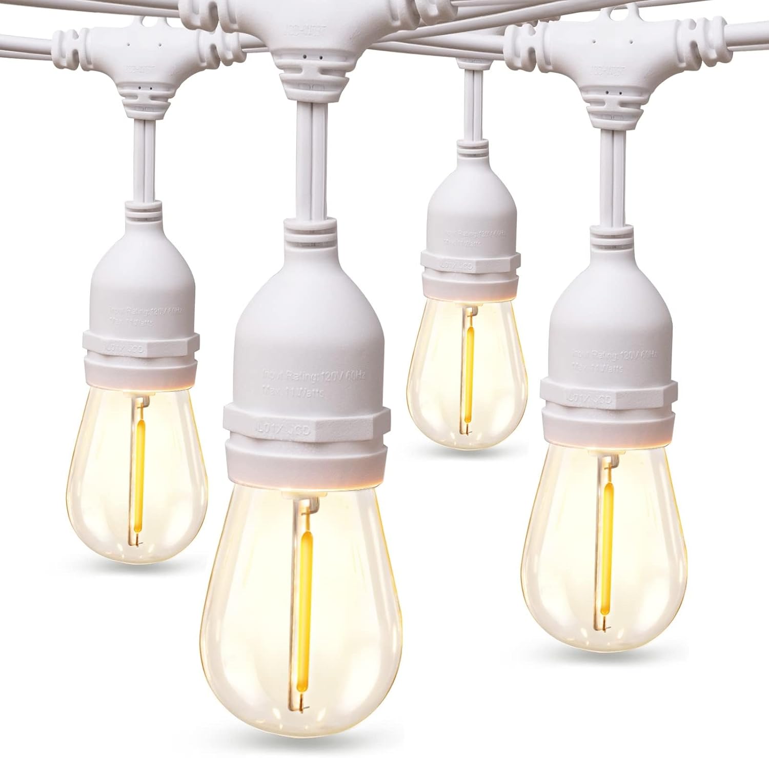 addlon LED Outdoor String Lights 48FT for Charming Ambiance