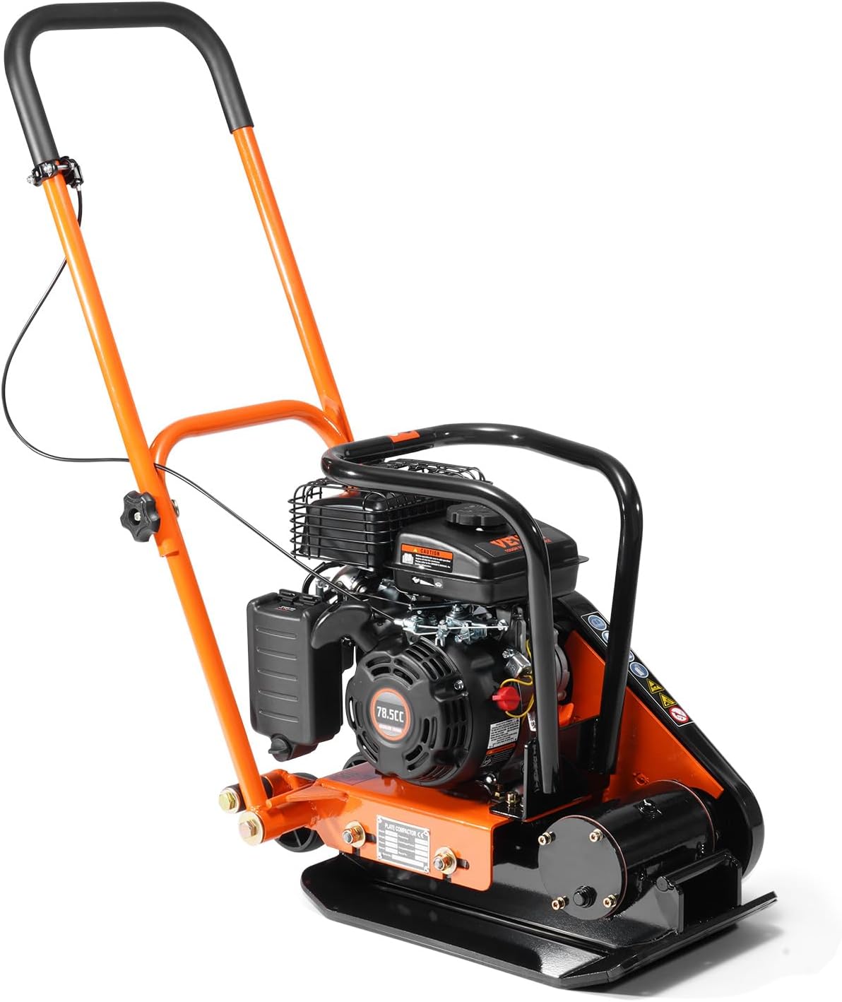 VEVOR Plate Compactor with 2.8HP Engine for Efficient Tamping