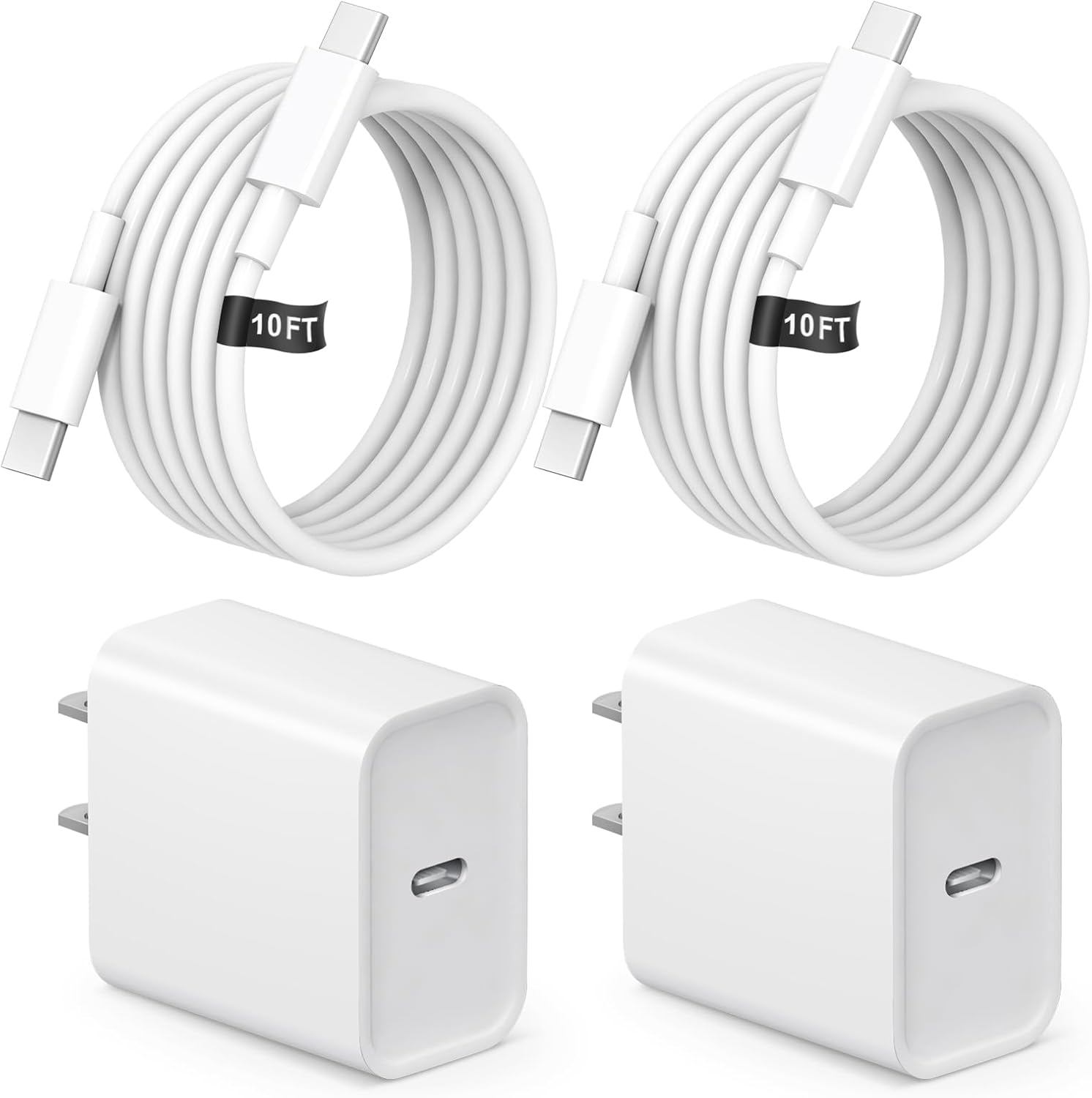 Fast Charge Your iPhone with Novobit 2-Pack Charger