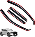 in-Channel Window Visors Rain Guards FIT Mazda CX-5 2017-2025 - Dark