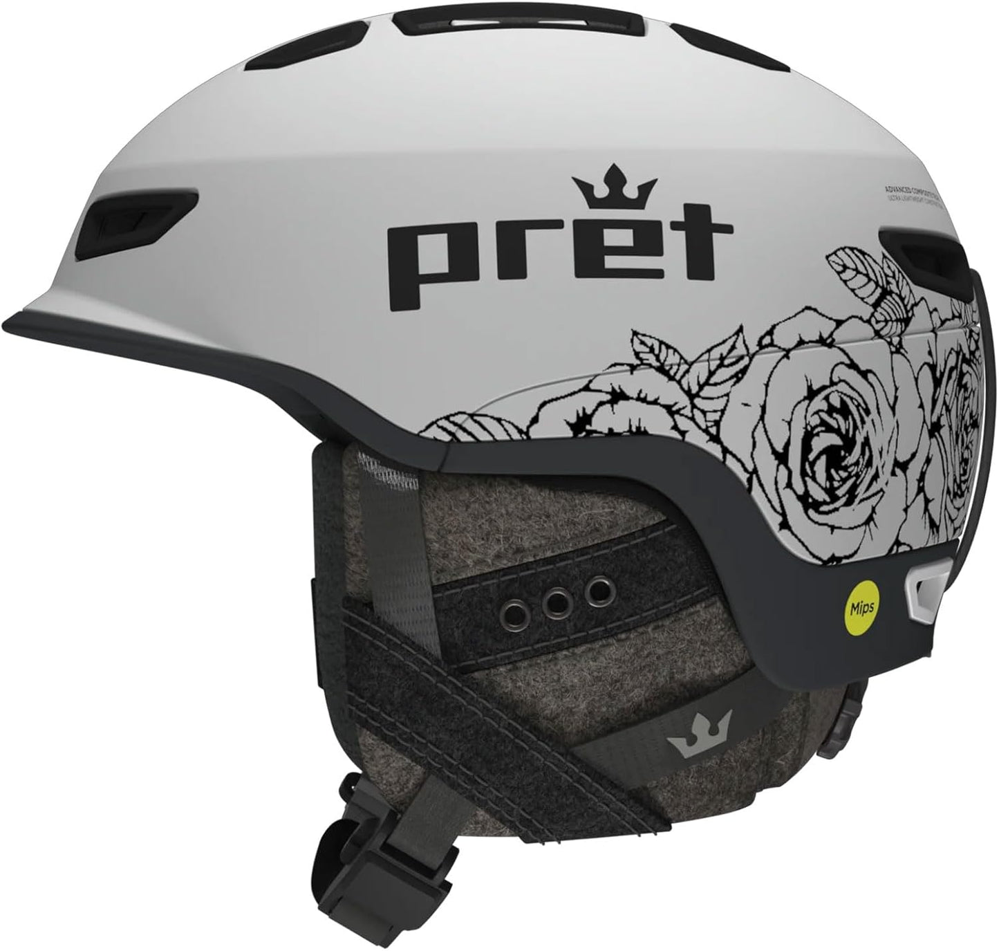 PRET Unisex Lightweight Winter Sports Helmet
