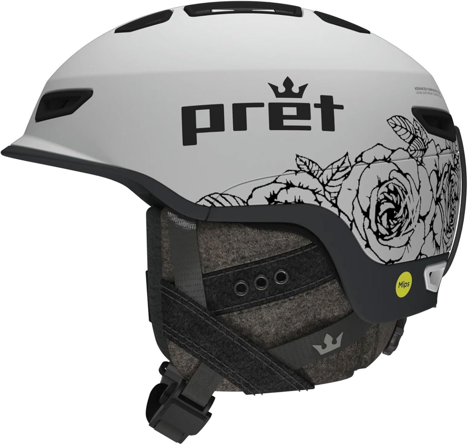 PRET Unisex Lightweight Winter Sports Helmet