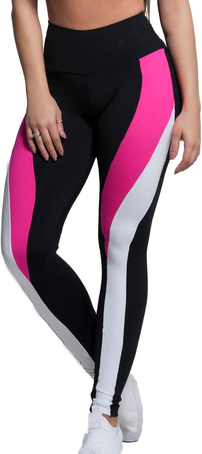 Color Block High Rise Butt Lifting Leggings