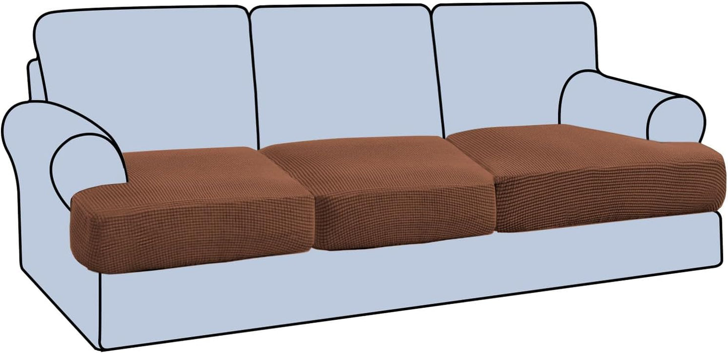 H.VERSAILTEX Stretch 3 Piece T Cushion Sofa Slipcovers Review