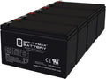 Mighty Max Battery 12V 7Ah F2 Replacement Battery - 4 Pack