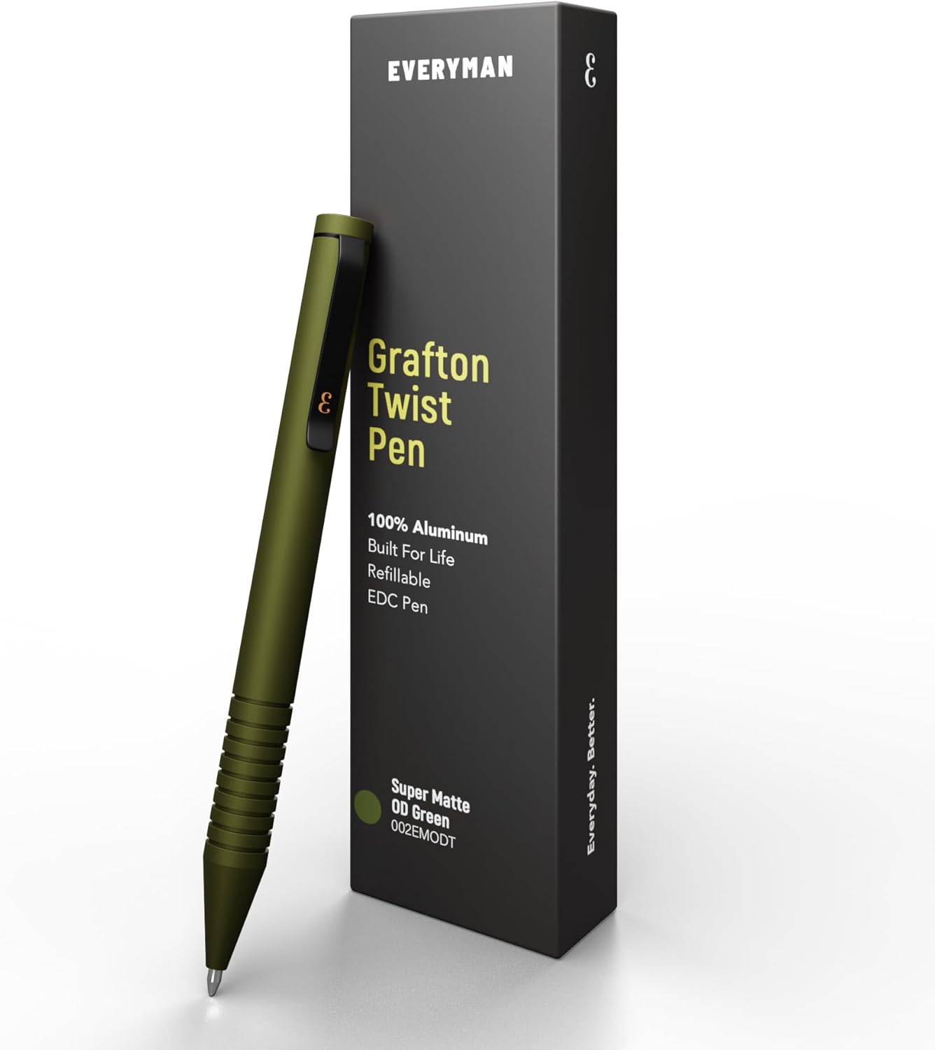 Everyman Super Matte Mini Twist Pen for EDC & Travel Use