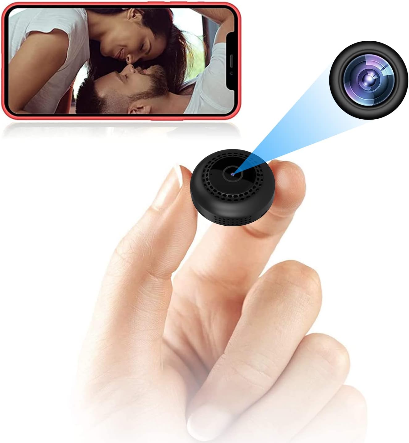 4K Security Cam with Night Vision by GTYT - Wireless Monitor