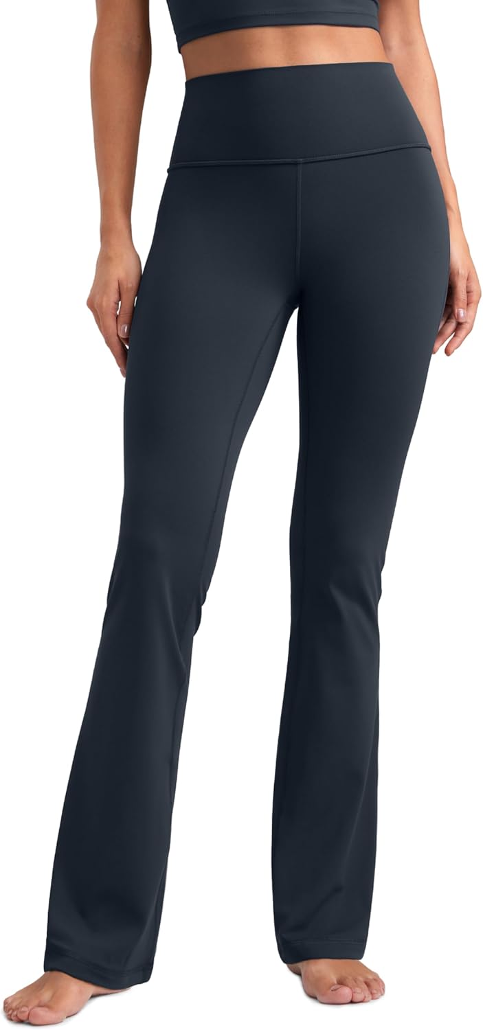 CRZ YOGA Womens Butterluxe High Waist Flare Pants for Comfort