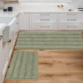 Bathroom Rug Set 2 Piece Chenille Bath Mats - Ultra Thick Comfort