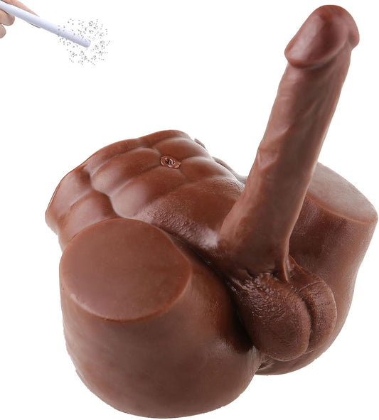 Realistic Male Sex Doll for Women with 7.7in Flexible Dildo