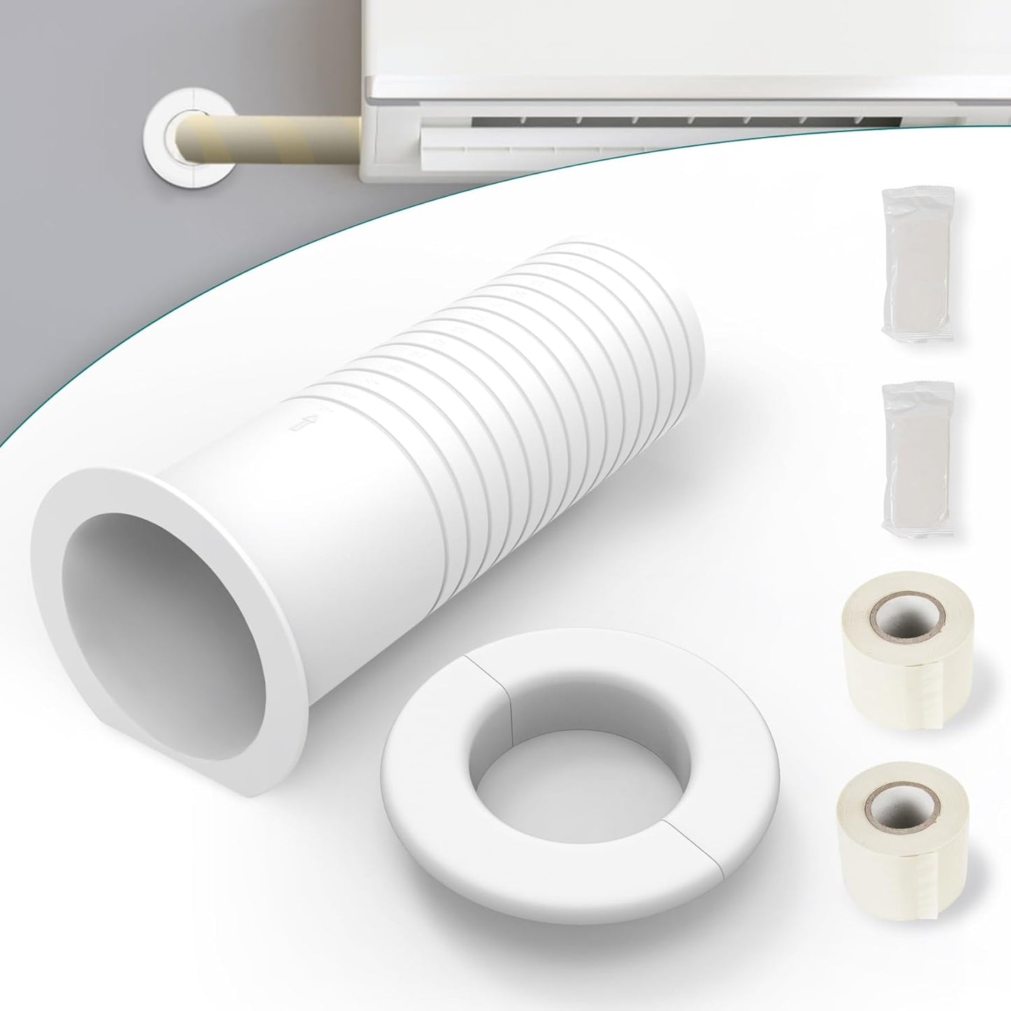 Daisypower Wall Sleeve: Protects Mini Split AC Lines