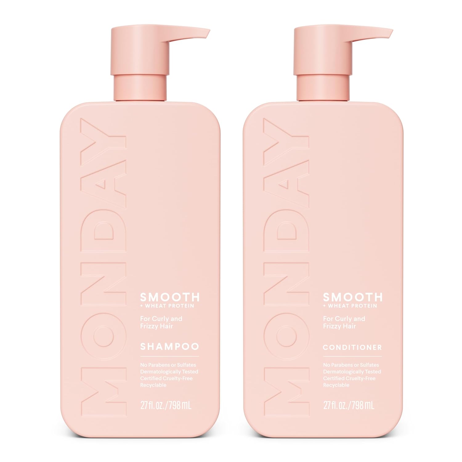 Smooth & Nourished: MONDAY HAIRCARE Coconut Oil Shampoo + Conditioner Set