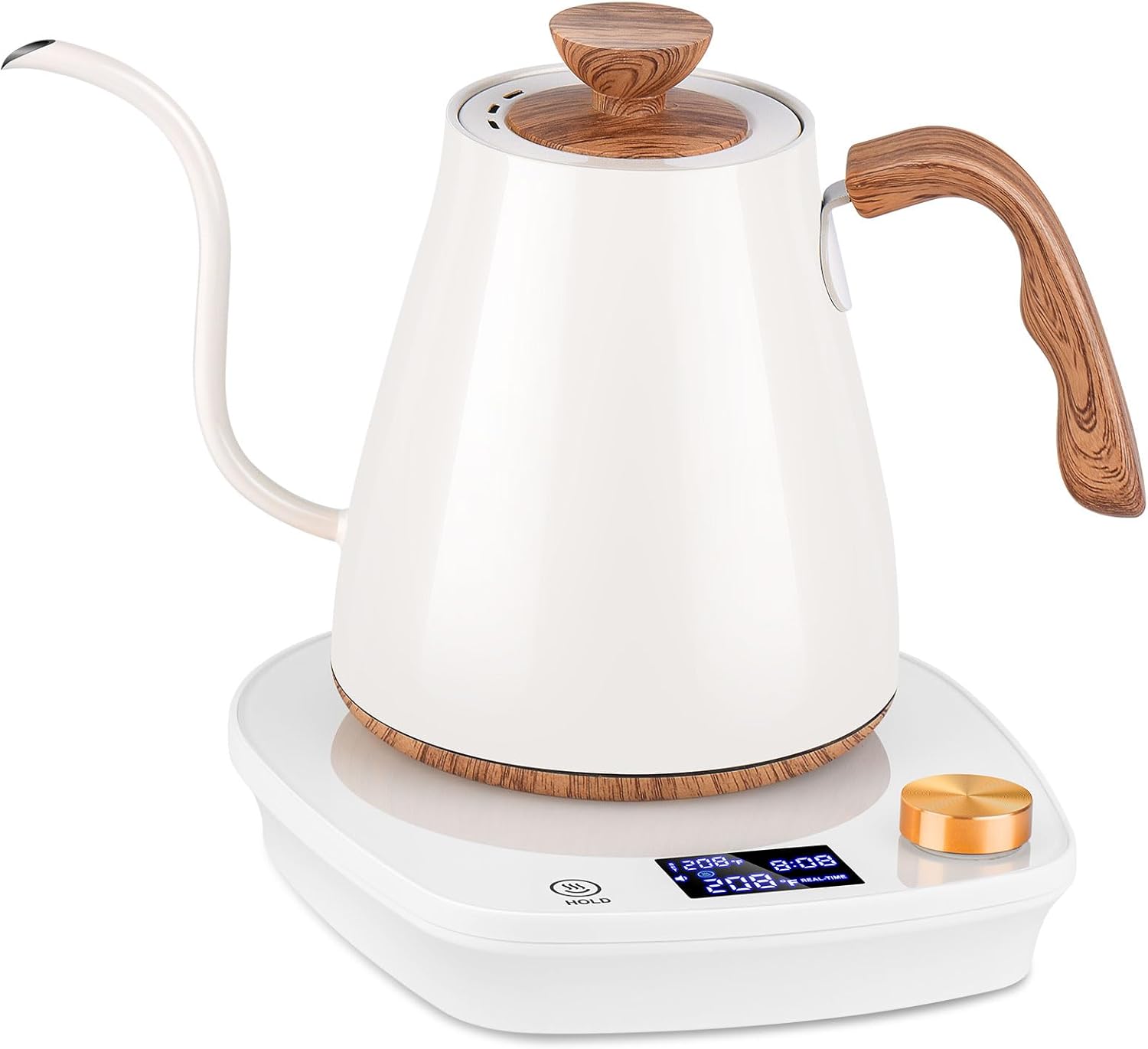 Gooseneck Electric Kettle with Intelligent Temperature Control