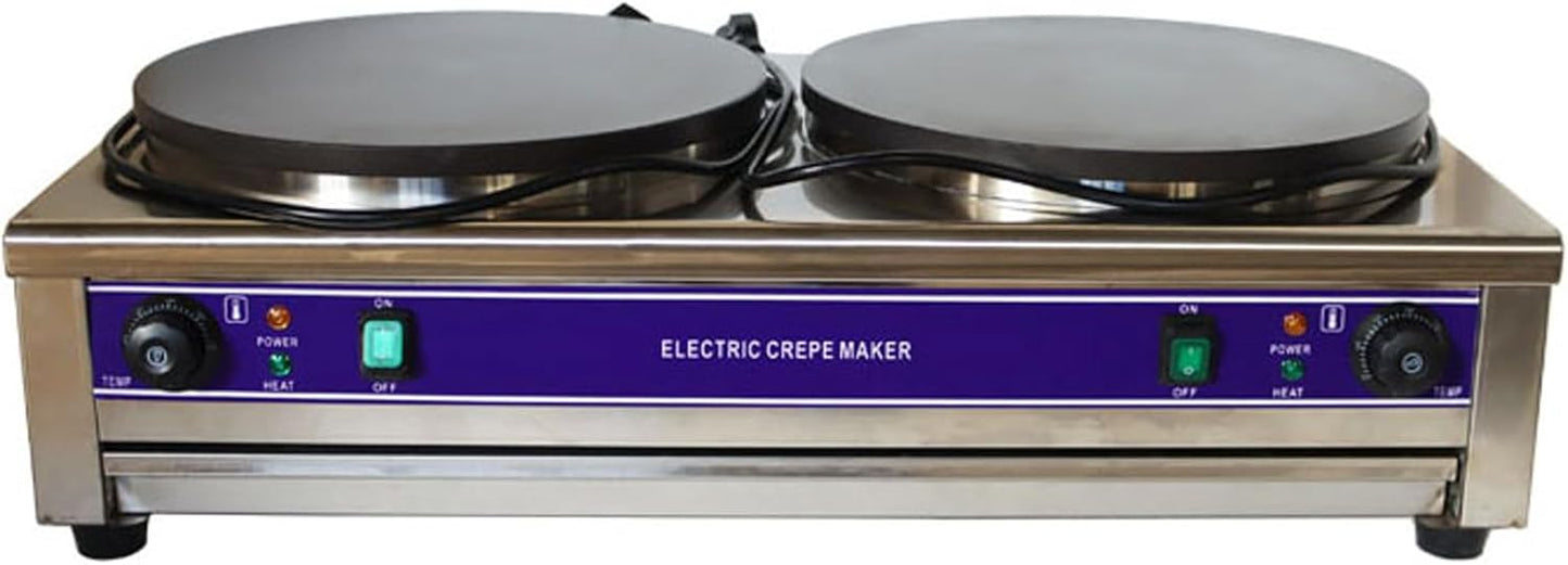 Commercial 220V Electric Crepe Maker - Nonstick Griddle
