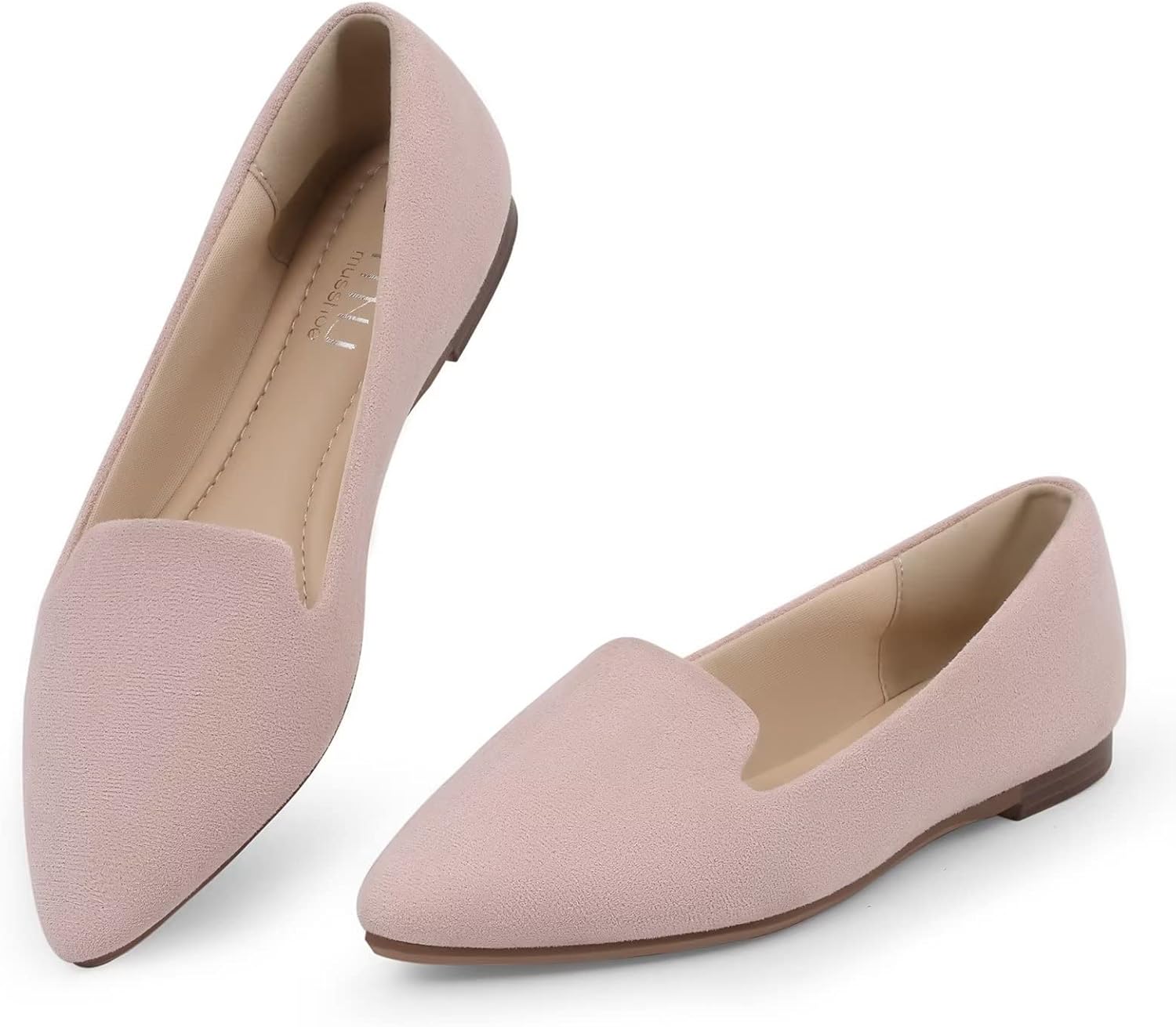 MUSSHOE Flat Shoes Women Comfortable Slip on Stylish Flats