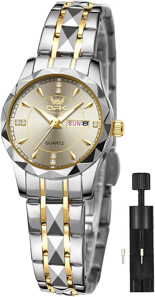 OPK Stainless Steel Ladies Watch - Easy to Read