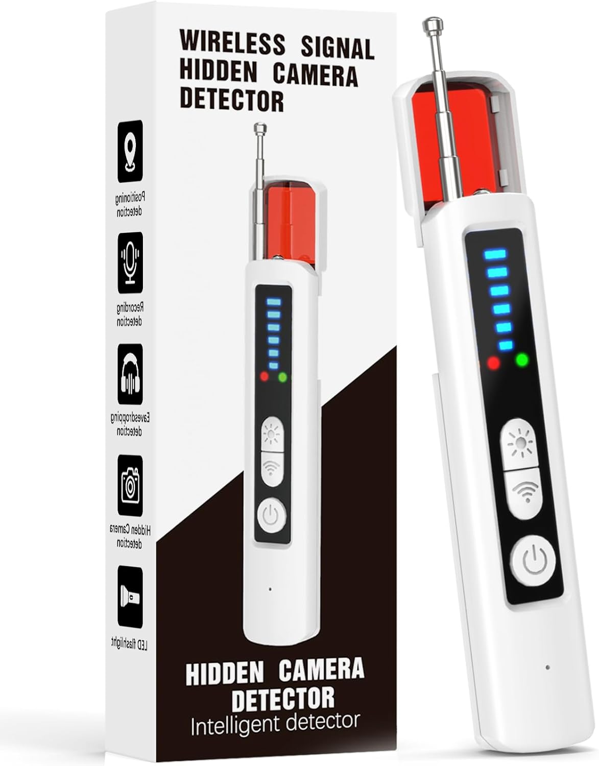 Advanced Bug & Camera Detector, 6-Level Sensitivity