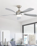 Sofucor 52ft Smart Ceiling Fan with Light - Quiet, App & Voice Control