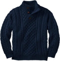 Makkrom Kids and Boys Mock Neck Pullover Sweater - Warm, Cozy Fit