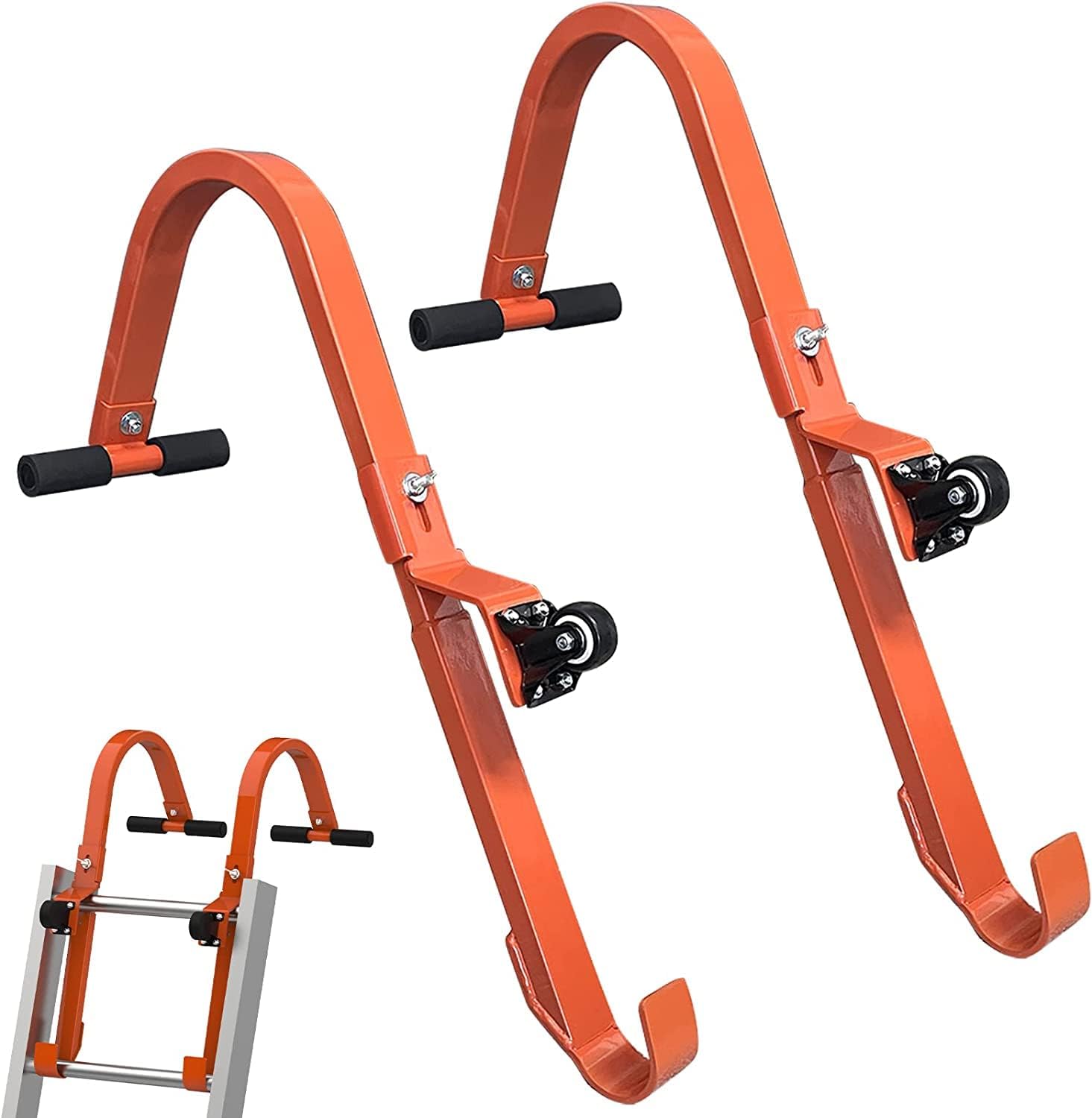 Roof Ladder Hook Stabilizer for Safe Access, Heavy Duty Steel