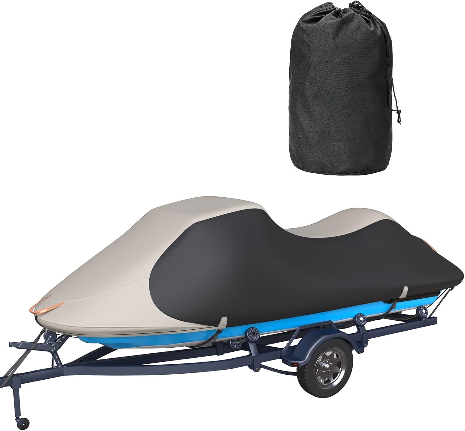 True 900D Waterproof Jet Ski Cover for Yamaha and Seadoo PWC
