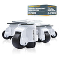 2-Inch Leveling Casters 8 PK - Heavy Duty Retractable Casters