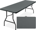 Best Choice Products 8ft Plastic Folding Table - Heavy Duty Portable