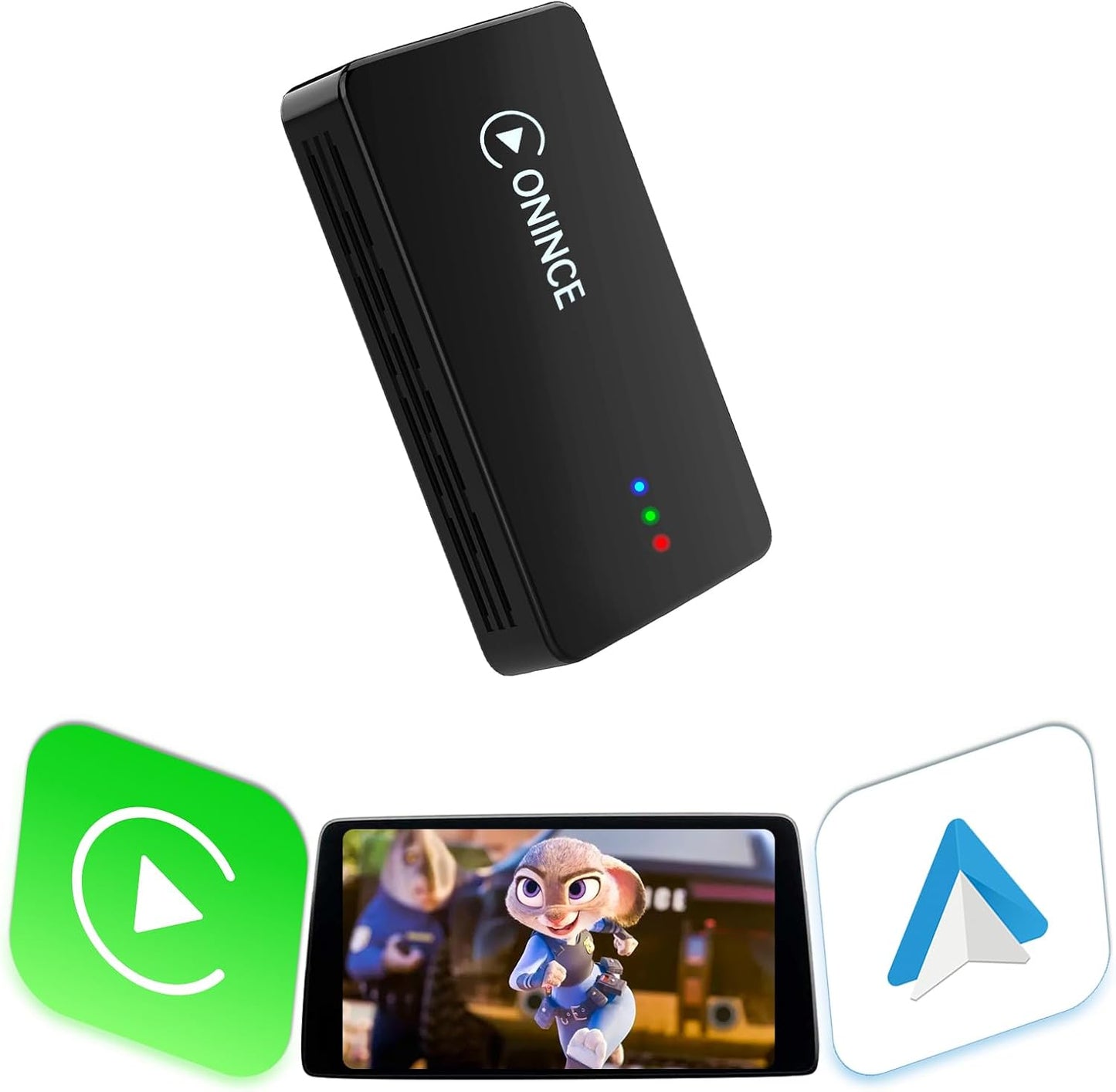 Wireless CarPlay & Android Auto Streaming Hub