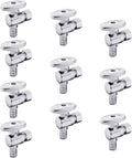 10-Pack EFIELD Shut off Valve 1/4 Turn Angle Stop Valve - Reliable PEX