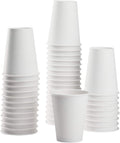 Karat C-K508W 8 oz White Paper Hot Cup - Sturdy Disposable Coffee Cup