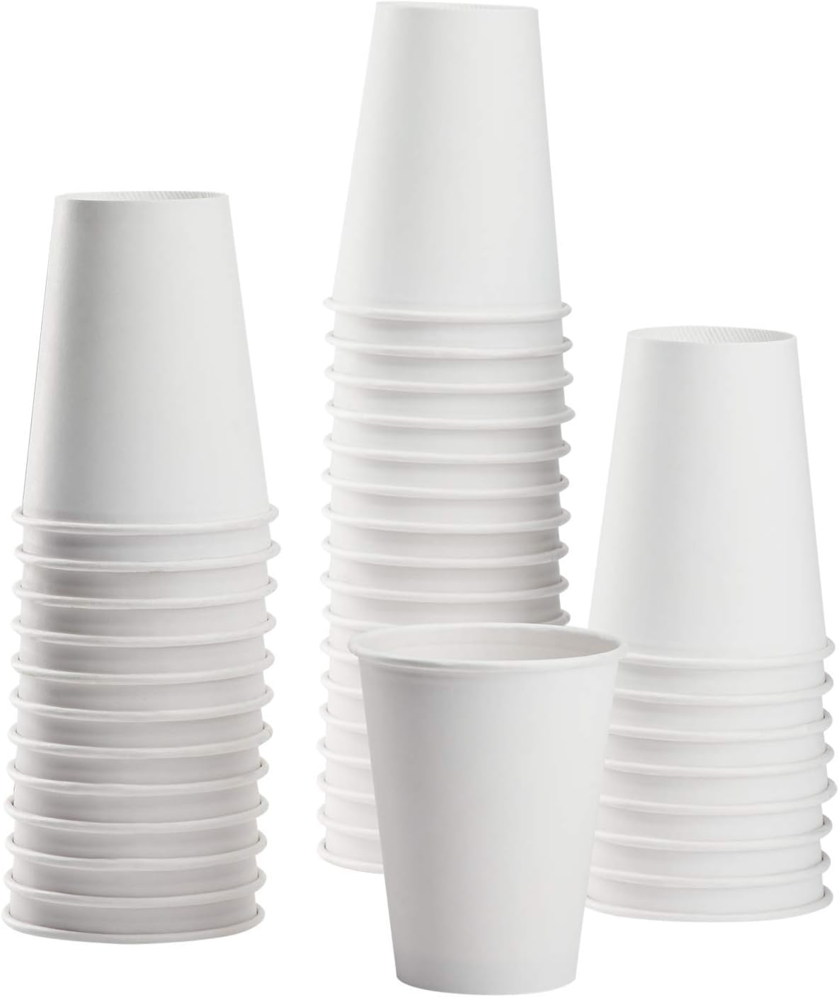 Karat C-K508W 8 oz White Paper Hot Cups for Every Occasion