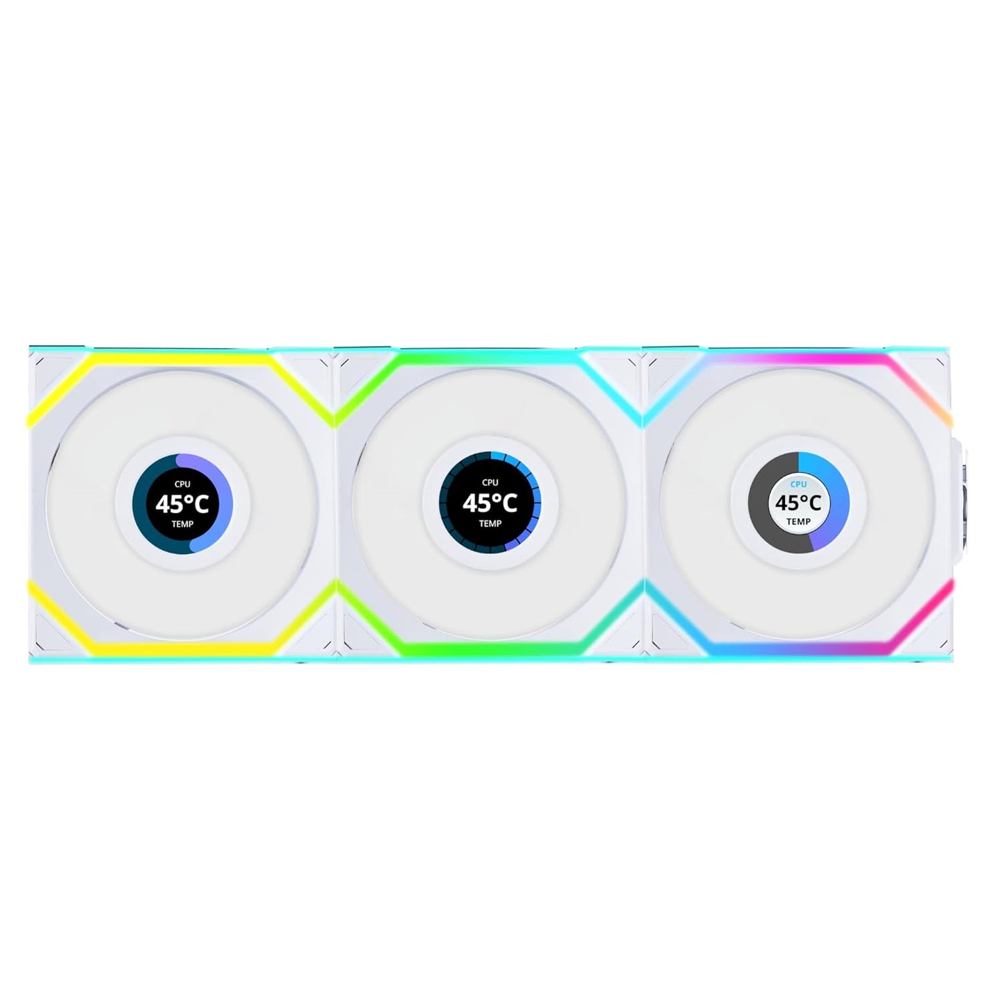 Lian Li UNI Fan SL LCD Wireless 120mm ARGB Fan Triple Pack