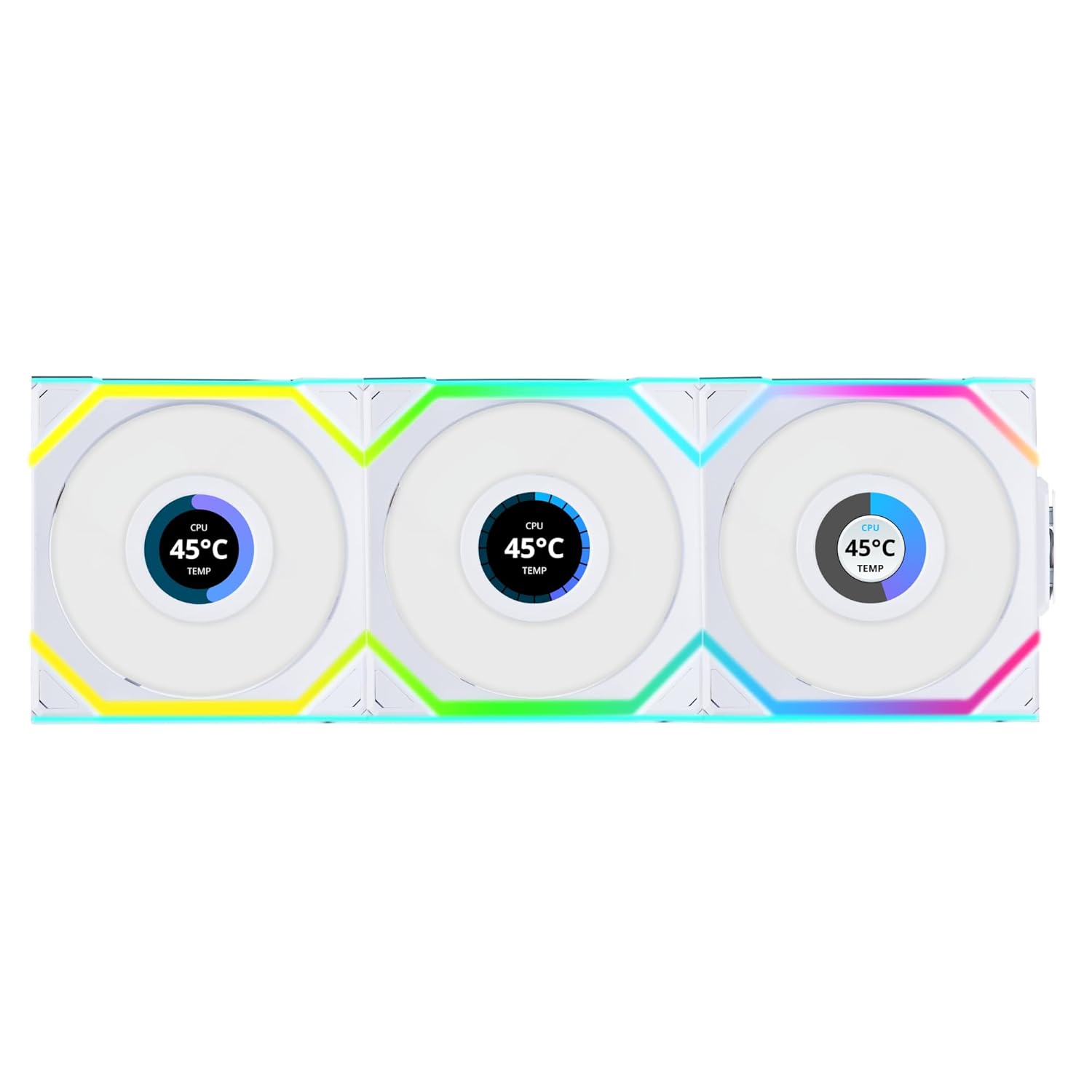 Lian Li UNI Fan SL LCD Wireless 120mm ARGB Fan Triple Pack