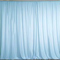 10 Ft Wide by 9 Ft High Polyester Backdrop Drape Panel - Light Blue