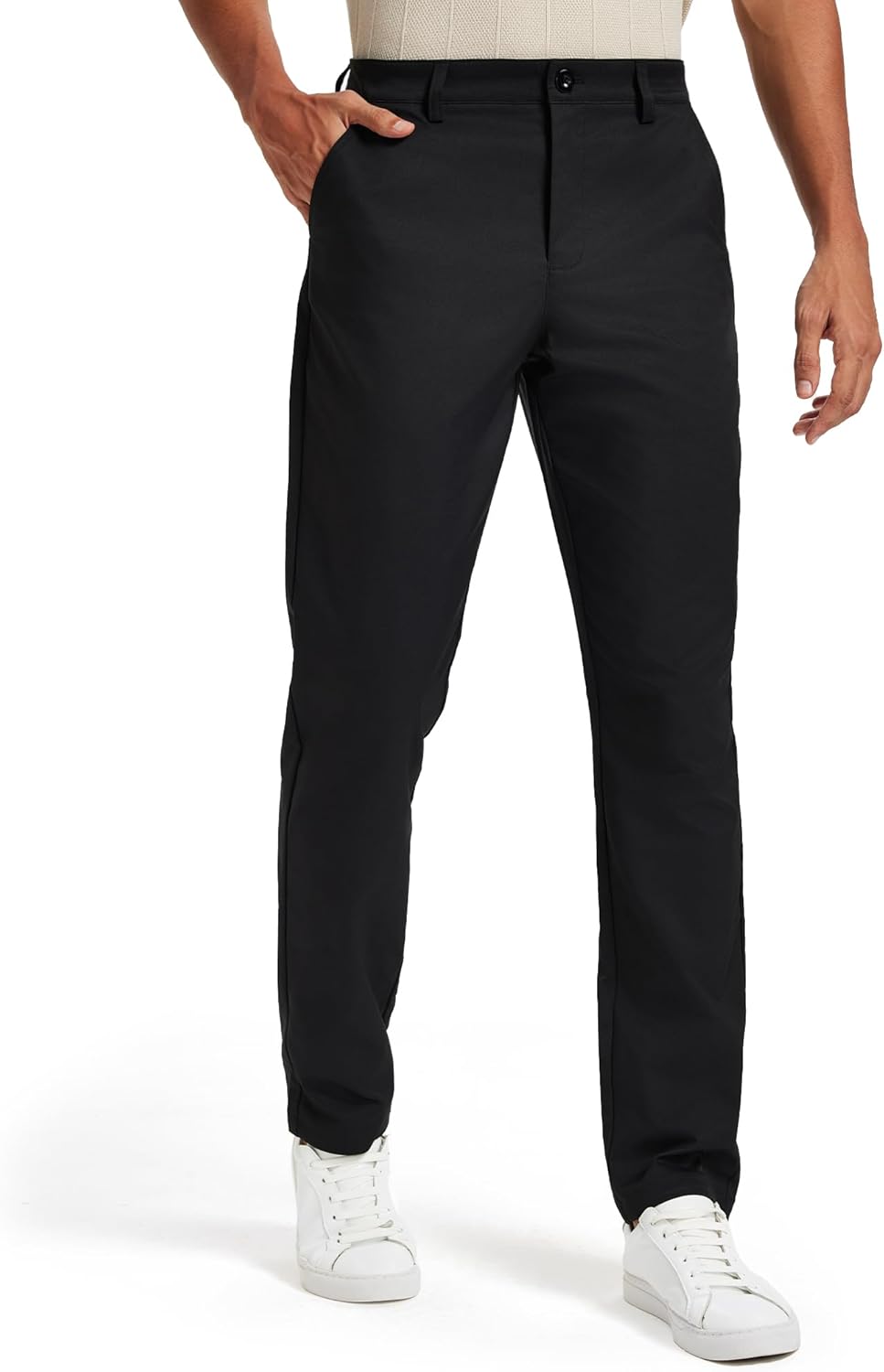 Men's Classic Fit Stretch Golf & Dress Work Pants for Comfort