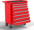 7-Drawer Metal Rolling Tool Chest with Wheels - Durable Workshop