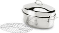 All-Clad Specialty Stainless Steel Covered Oval Roaster 19x12x10 in