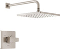 Delta Modern Raincan Square Shower Valve Trim Kit Brushed Nickel - Spa