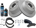 TRQ Rear Brake Pad & Rotor Kit Compatible with 2002 Vehicles