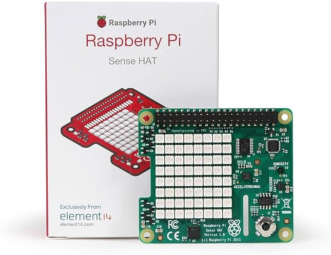 Raspberry Pi Sense HAT with Orientation, Pressure, Humidity Sensors