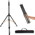 Soonpho Portable Carbon Fiber Light Stand - Adjustable 86.5in Travel