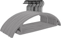 MIZGI Premium Velvet Hangers 50 Pack - Heavy Duty, No Shoulder Bumps