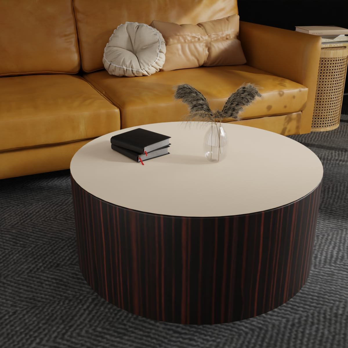 Small Round Table Cover for Coffee and Dining Tables 24Inch