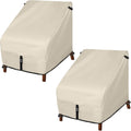 Porch Shield Patio Chair Covers 2 Pack - Waterproof Deep Seat