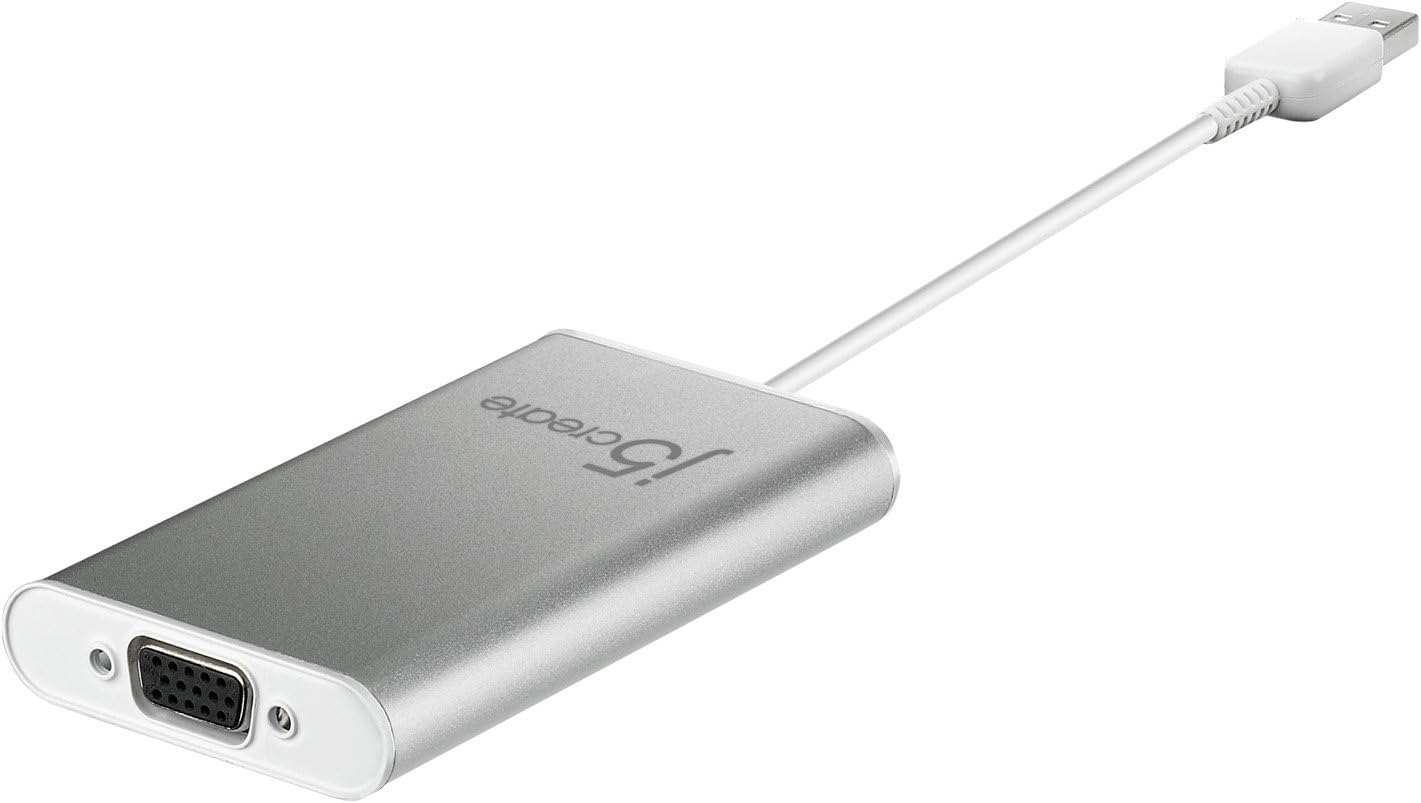 j5create USB-A to VGA Adapter for 1080p HD Displays