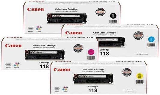 Canon 118 Toner Bundle for vibrant color prints