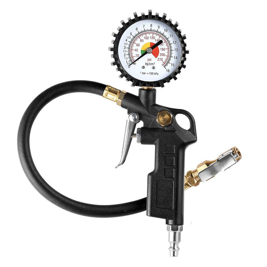 CZC AUTO Tire Pressure Gauge with Lock-on Chuck